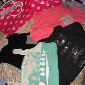 PINK Tank Tops Size SMALL